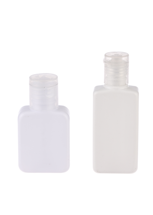 30-60ml flip-top flat square bottle